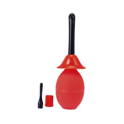 Pera de Enema Roja 350 ml – Higiene íntima eficaz y color vibrante