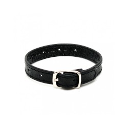 Anillo para el pene en cuero de lujo – Ajustable y elegante