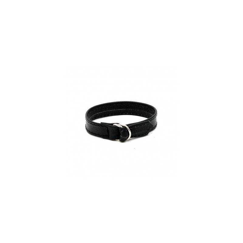 Anillo para el pene en cuero auténtico – Placer ajustable